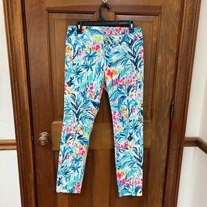 NWT Lilly Pulitzer Kelly Skinny Ankle Pant in Serene Blue - Size 6